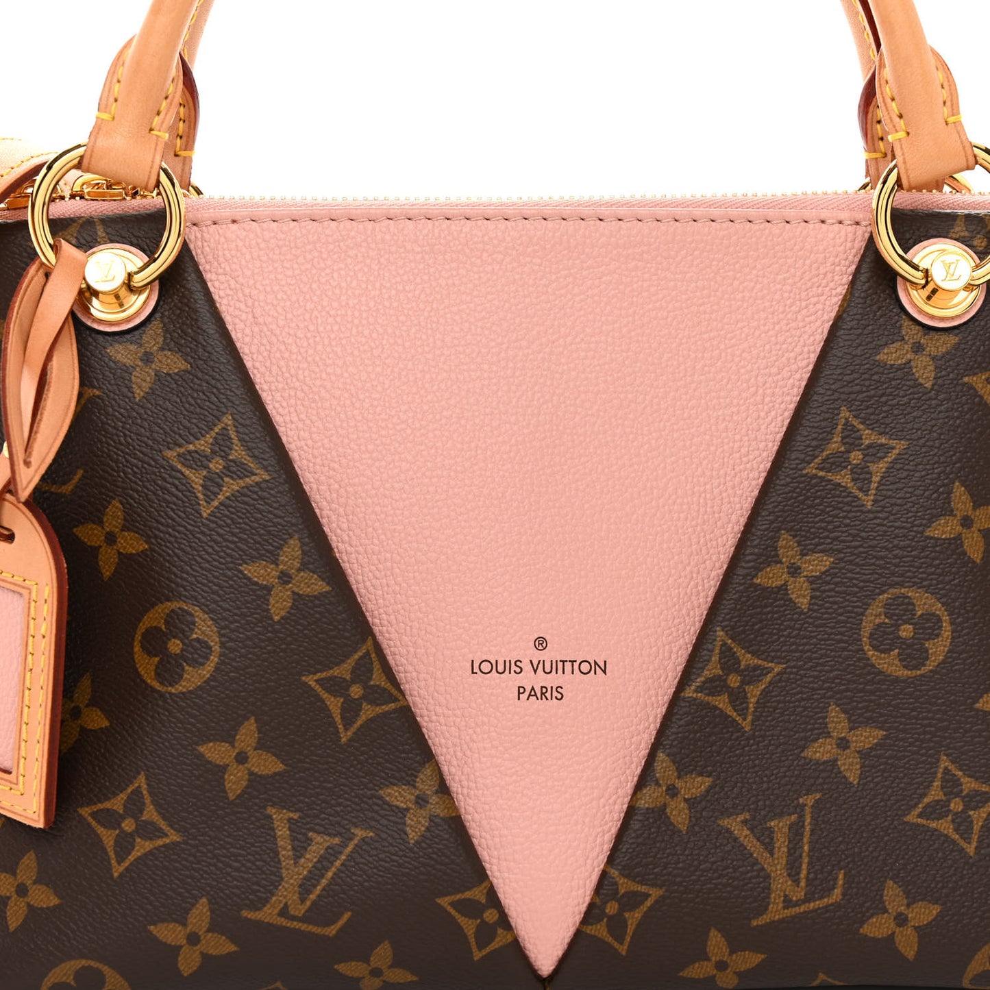 LOUIS VUITTON Monogram V Tote BB Rose Poudre