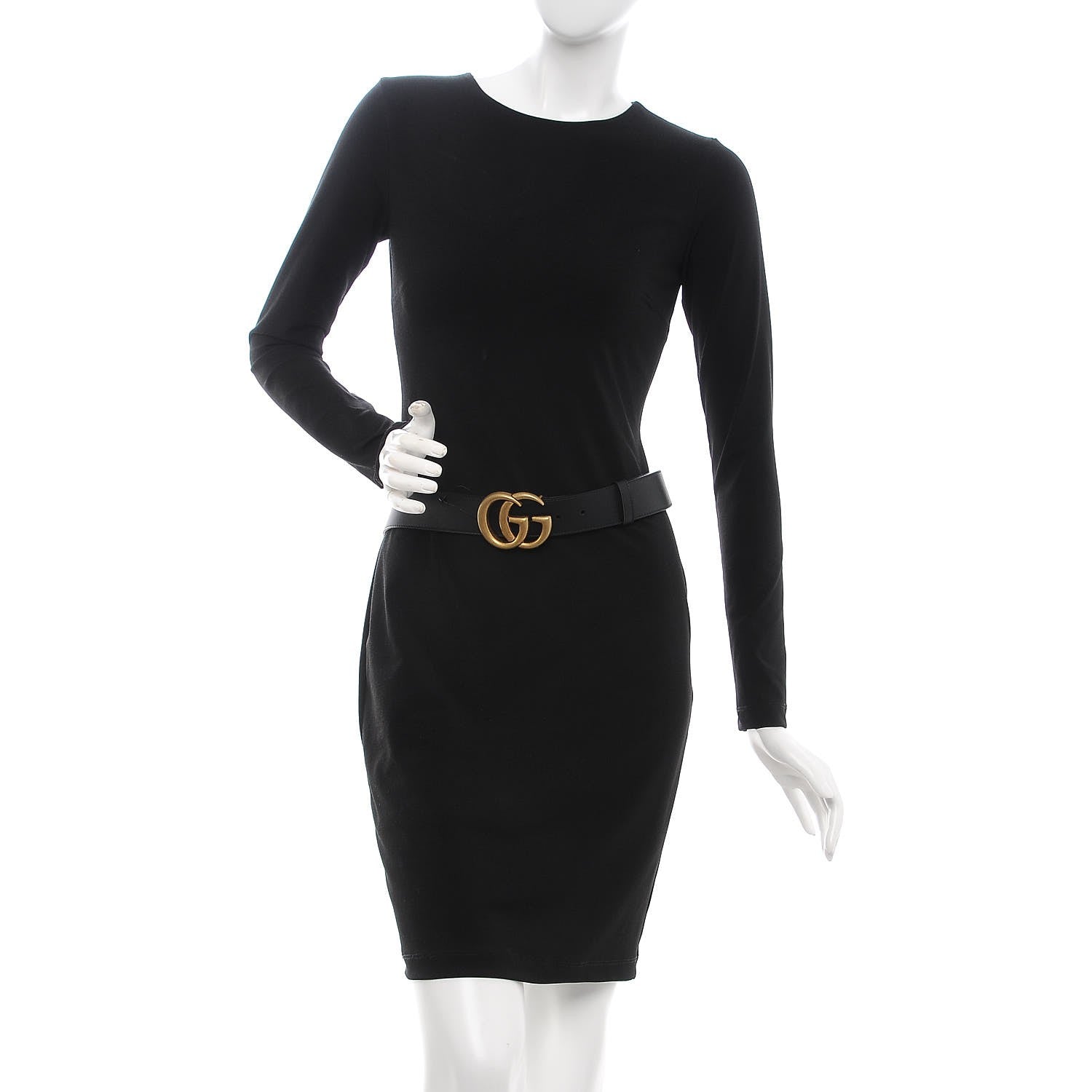 Gucci Calfskin Double G 40mm Belt 105 42 Black 2 of 7