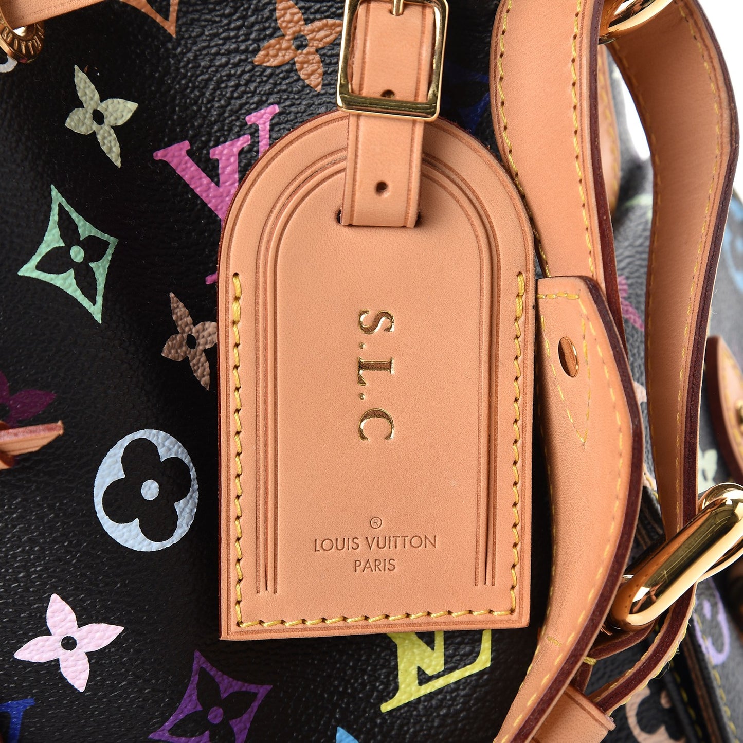 Monogram Multicolor Petit Noe Black