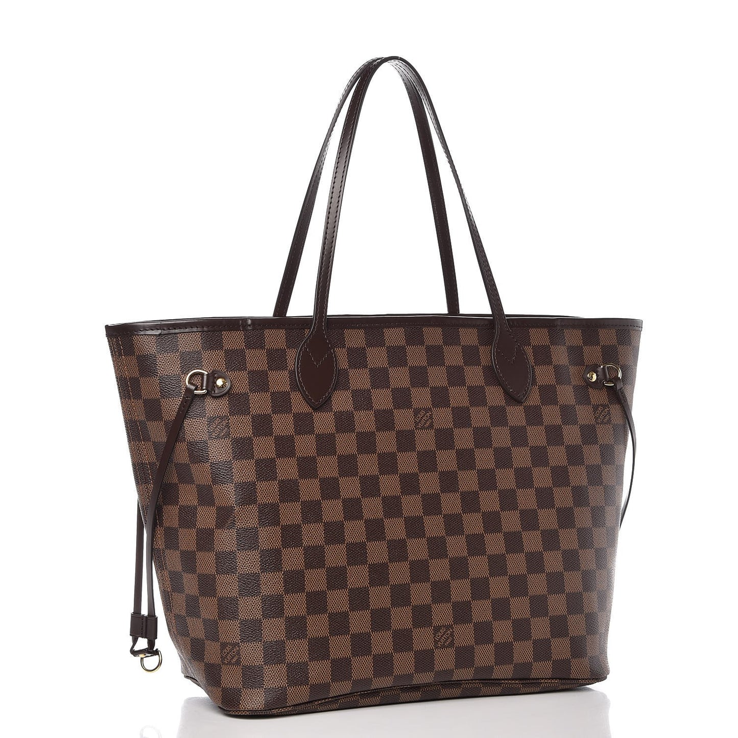 Damier Ebene Neo Neverfull MM Rose Ballerine