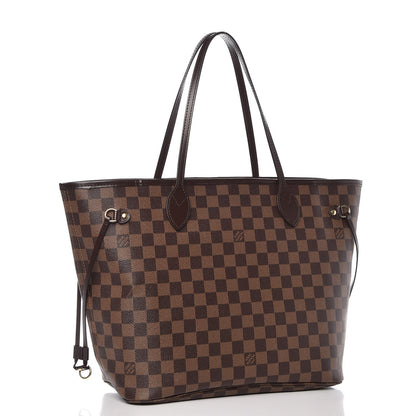 Louis Vuitton Damier Ebene Neo Neverfull MM Rose Ballerine 4 of 11