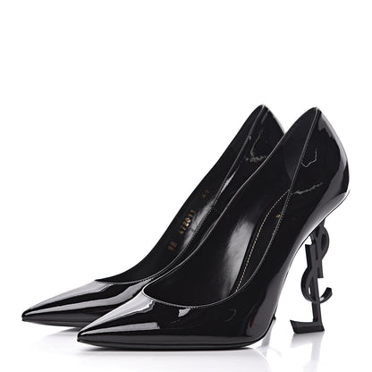 Saint Laurent Patent Opyum 110 Pumps 41 Black 3 of 10