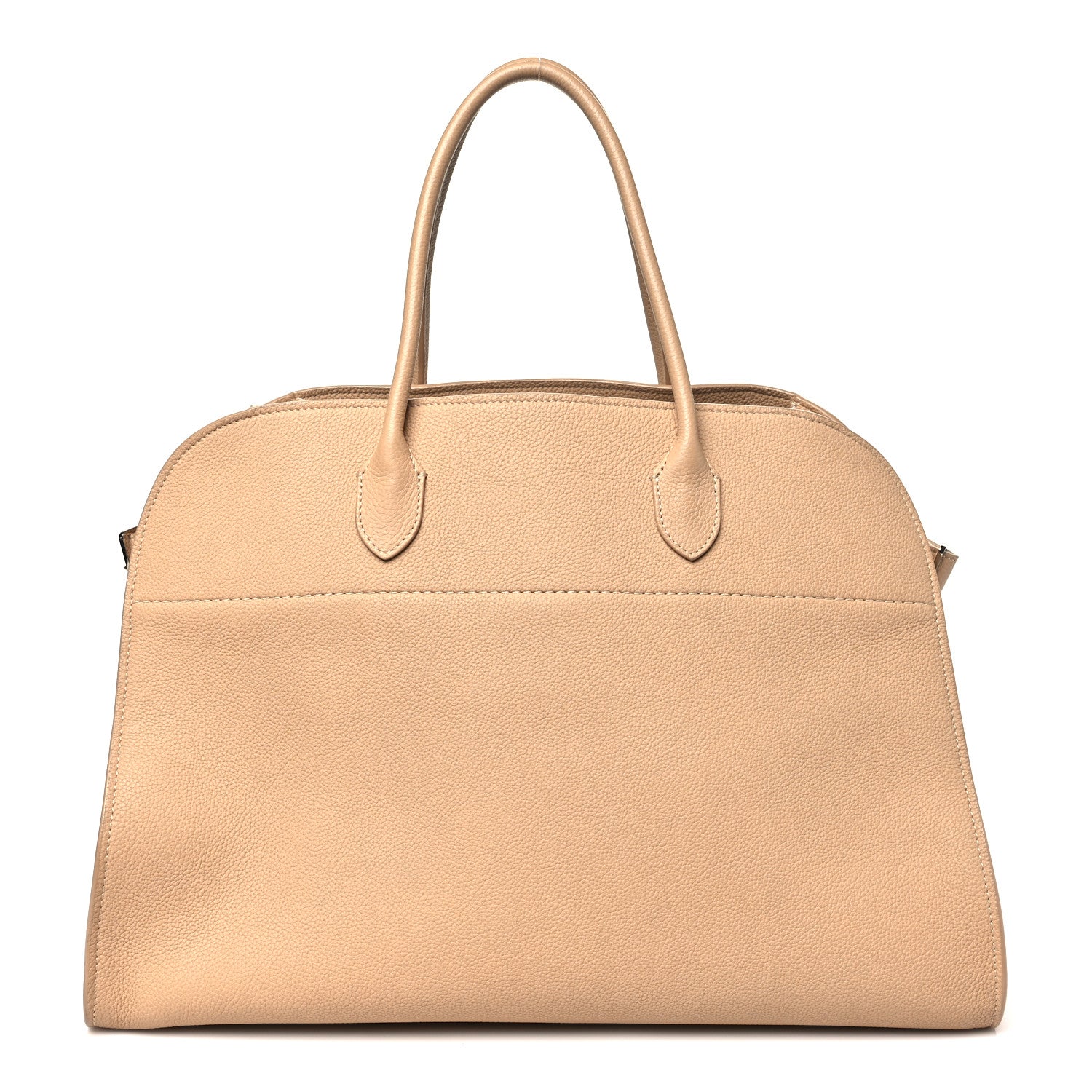 The Row Matte Grained Calfskin Soft Margaux 17 Light Camel 1 of 10