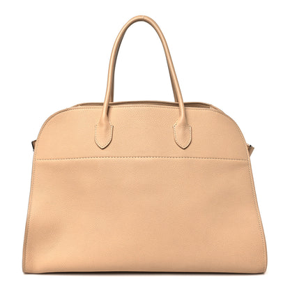 The Row Matte Grained Calfskin Soft Margaux 17 Light Camel 1 of 10
