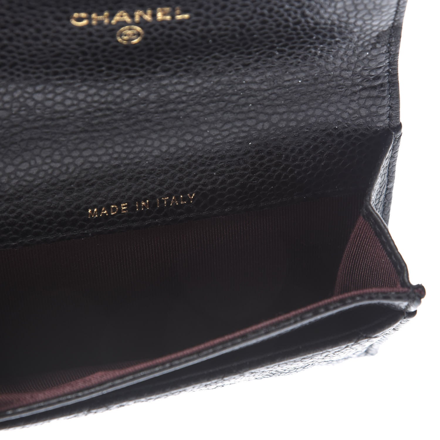 Chanel Caviar Quilted Flap Card Holder Black 5 of 9