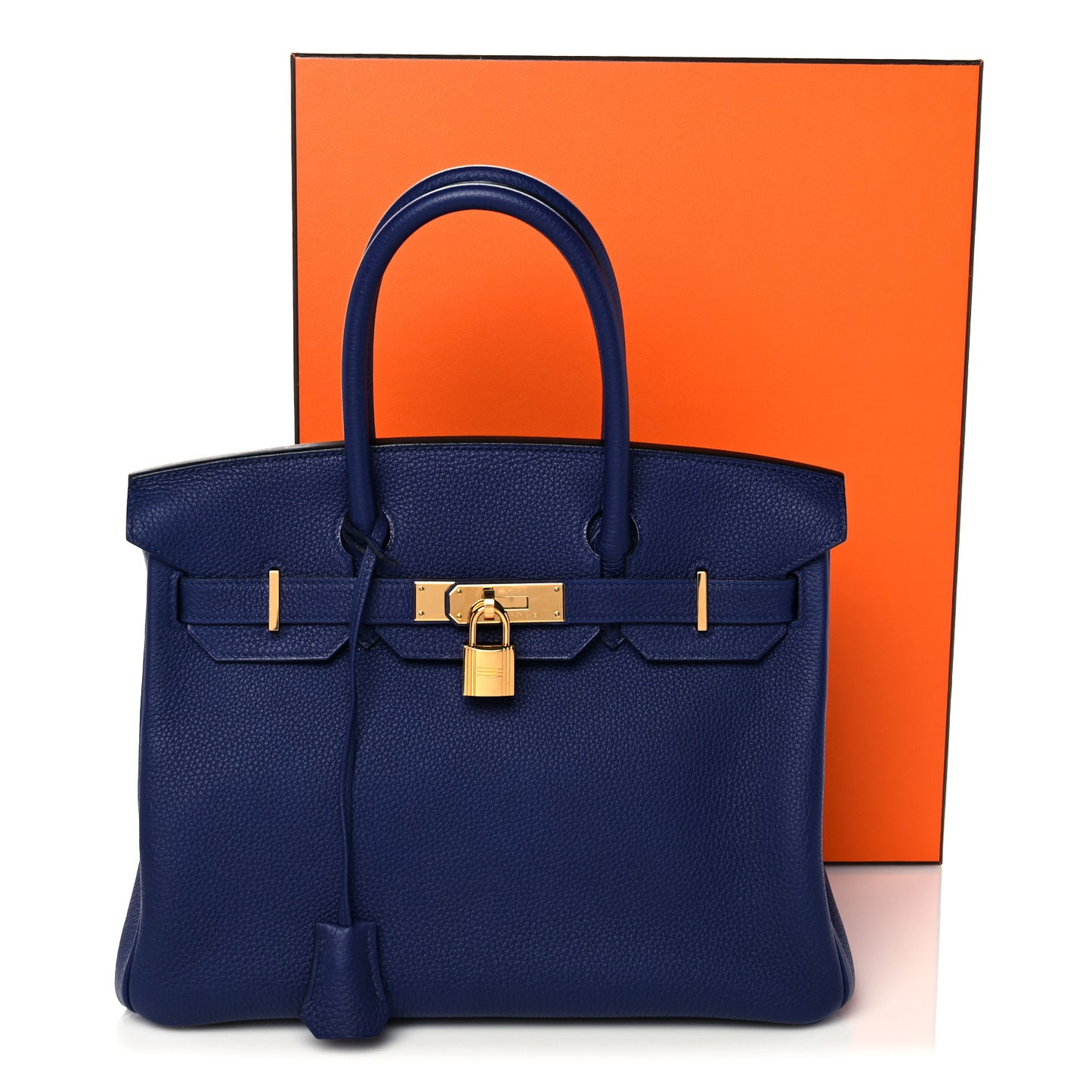 Togo Birkin 30 Bleu Encre