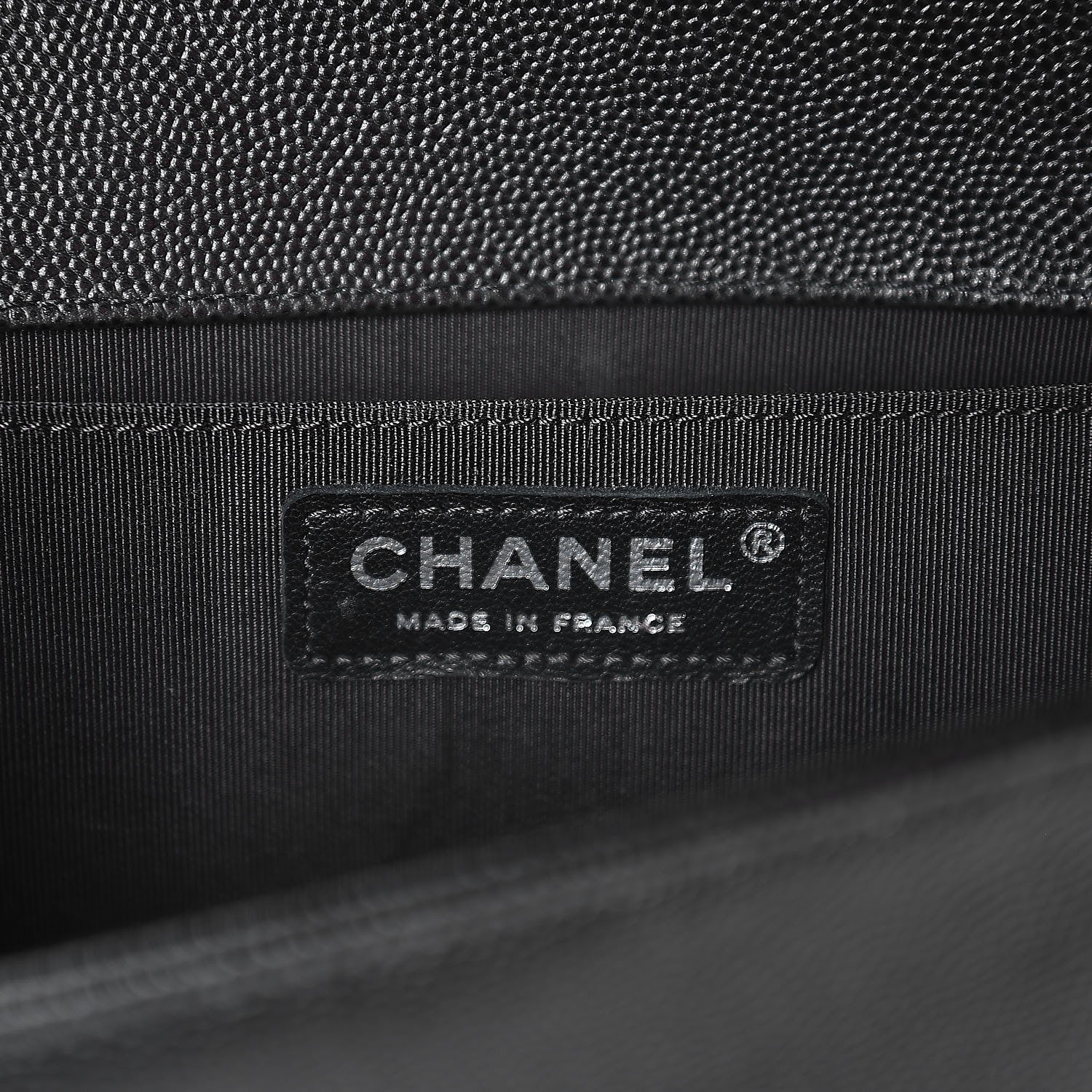 Chanel Caviar Quilted Medium Boy Flap Black 7 of 10
