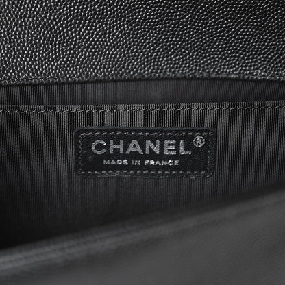 Chanel Caviar Quilted Medium Boy Flap Black 7 of 10