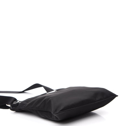 Prada Nylon Vela Small Flat Messenger Bag Black 4 of 10