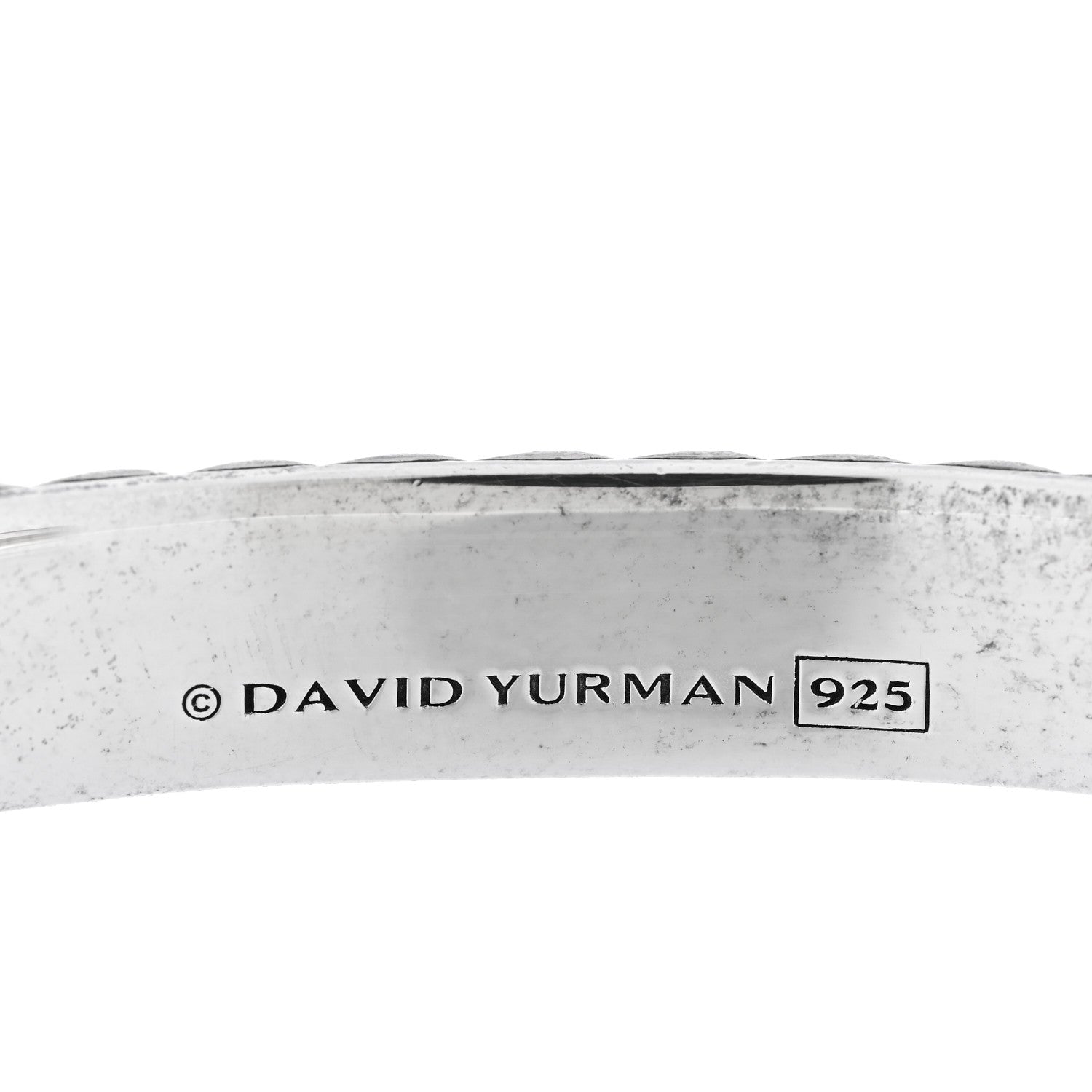 David Yurman Sterling Silver Sculpted Cable Contour Bracelet 3 of 3