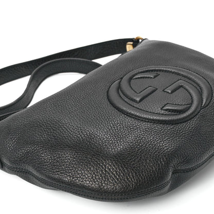 Gucci Pebbled Calfskin Small Soho Hobo Black 11 of 13