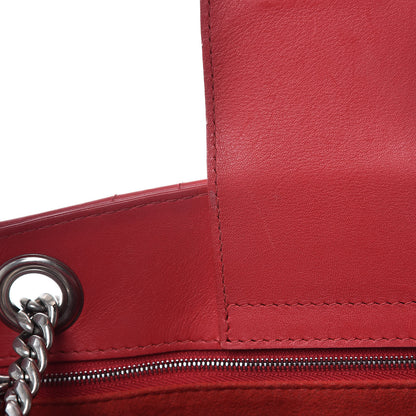 Louis Vuitton Calfskin New Wave Chain Tote Ecarlate 8 of 12