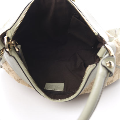 Gucci Monogram Medium D Gold Ring Hobo Mint Green 5 of 15