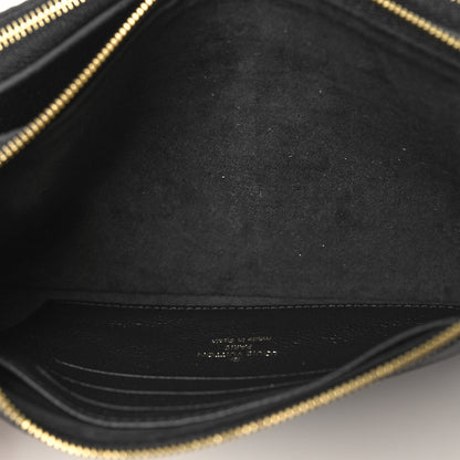 Louis Vuitton Empreinte Double Zip Pochette Black 6 of 10