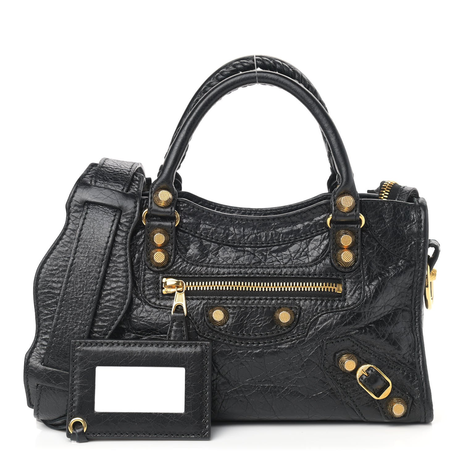 Balenciaga Agneau Giant 12 Gold Hardware Mini City Black 1 of 10