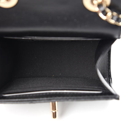 Chanel Lambskin Quilted Mini Trendy CC Chain Wallet Black 4 of 10