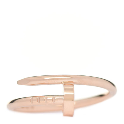 Cartier 18K Pink Gold Small Juste Un Clou Ring 52 6 1 of 5