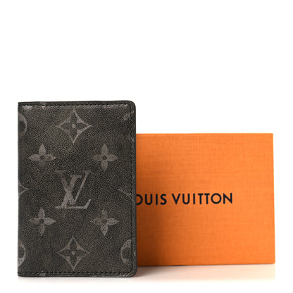 Louis Vuitton Brushed Monogram Pocket Organizer Black White 7 of 7
