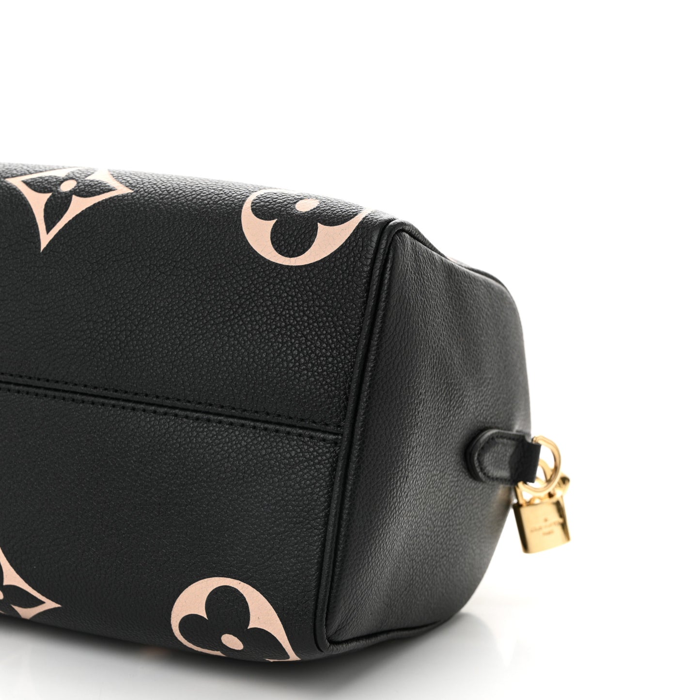 Empreinte Monogram Giant Speedy Bandouliere 25 Black Beige