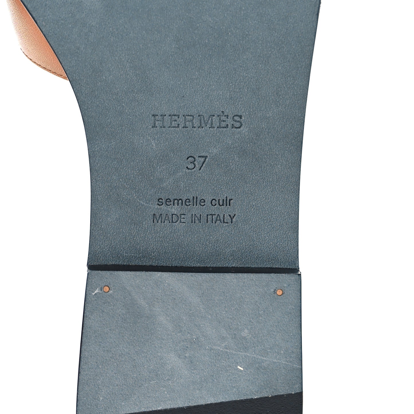 Calfskin Giulia Sandals 37 Naturel