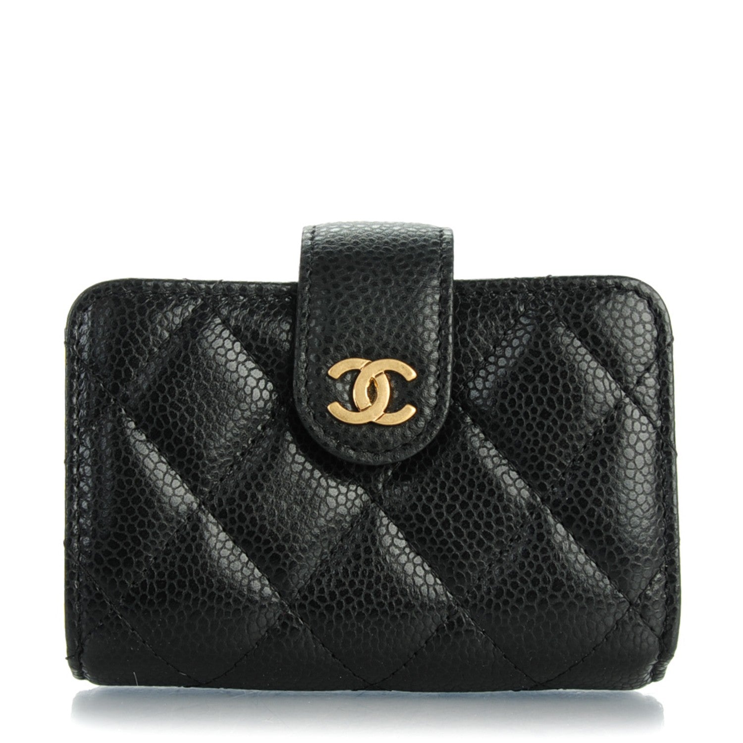 Chanel Caviar Quilted Gusseted Card Holder Black 1 of 7