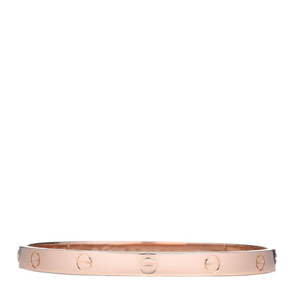 Cartier 18K Pink Gold LOVE Bracelet 19 1 of 7