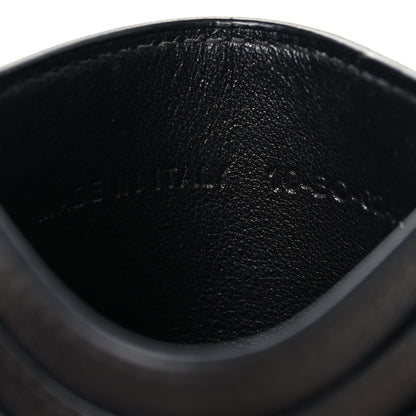 Christian Dior Grained Calfskin Oblique Card Holder Black 7 of 9