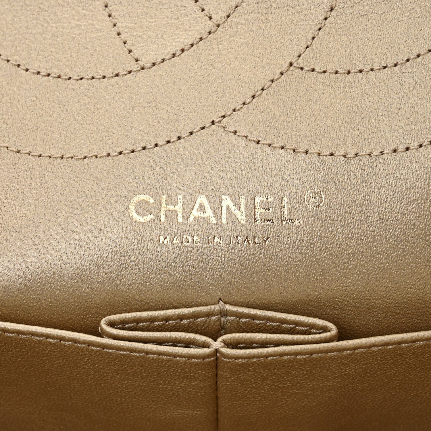 Chanel Metallic Aged Calfskin Quilted 2.55 Reissue 226 Flap Pale Gold 6 of 11