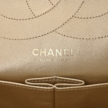 Chanel Metallic Aged Calfskin Quilted 2.55 Reissue 226 Flap Pale Gold 6 of 11