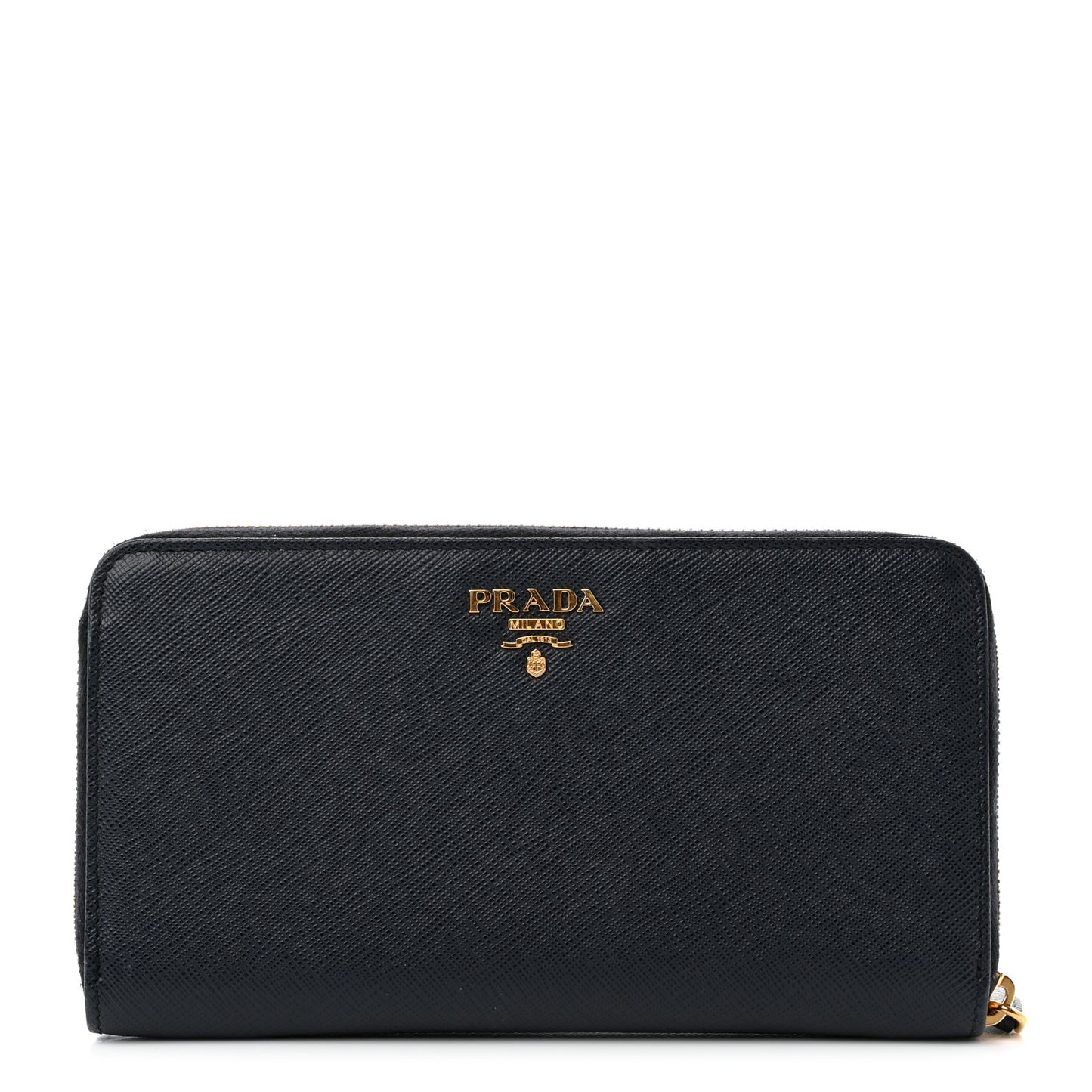 Saffiano Metal Zip Around Wallet Baltico