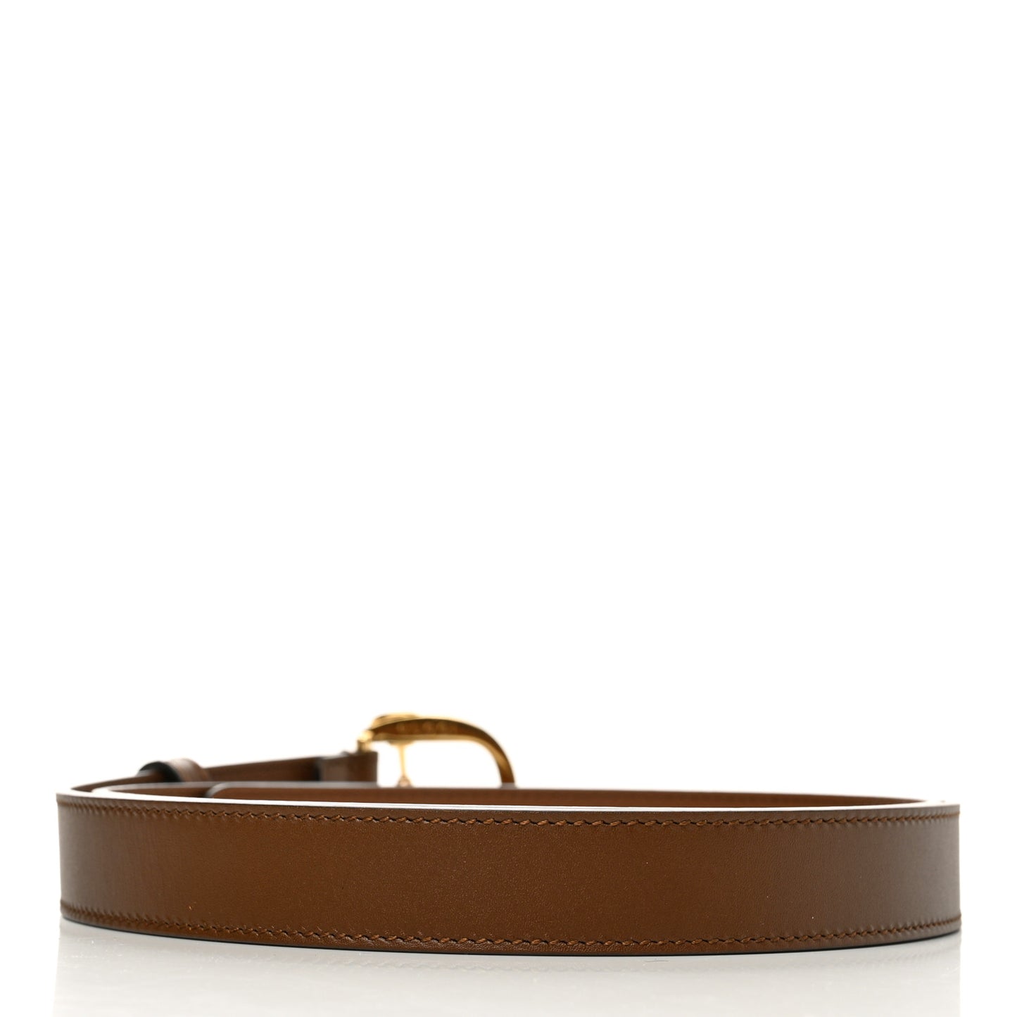 Smooth Calfskin Horsebit Belt 105 42 Brown
