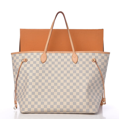Louis Vuitton Damier Azur Neo Neverfull GM Rose Ballerine 15 of 15