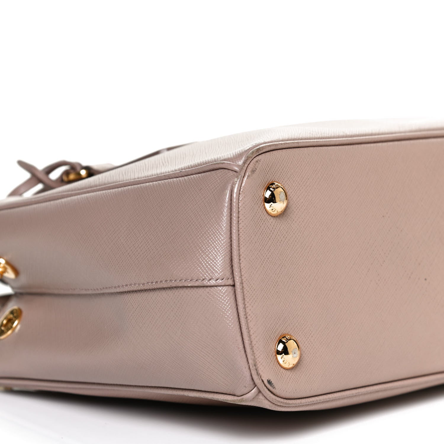 Prada Saffiano Mini Galleria Double Zip Tote Cammeo 9 of 10