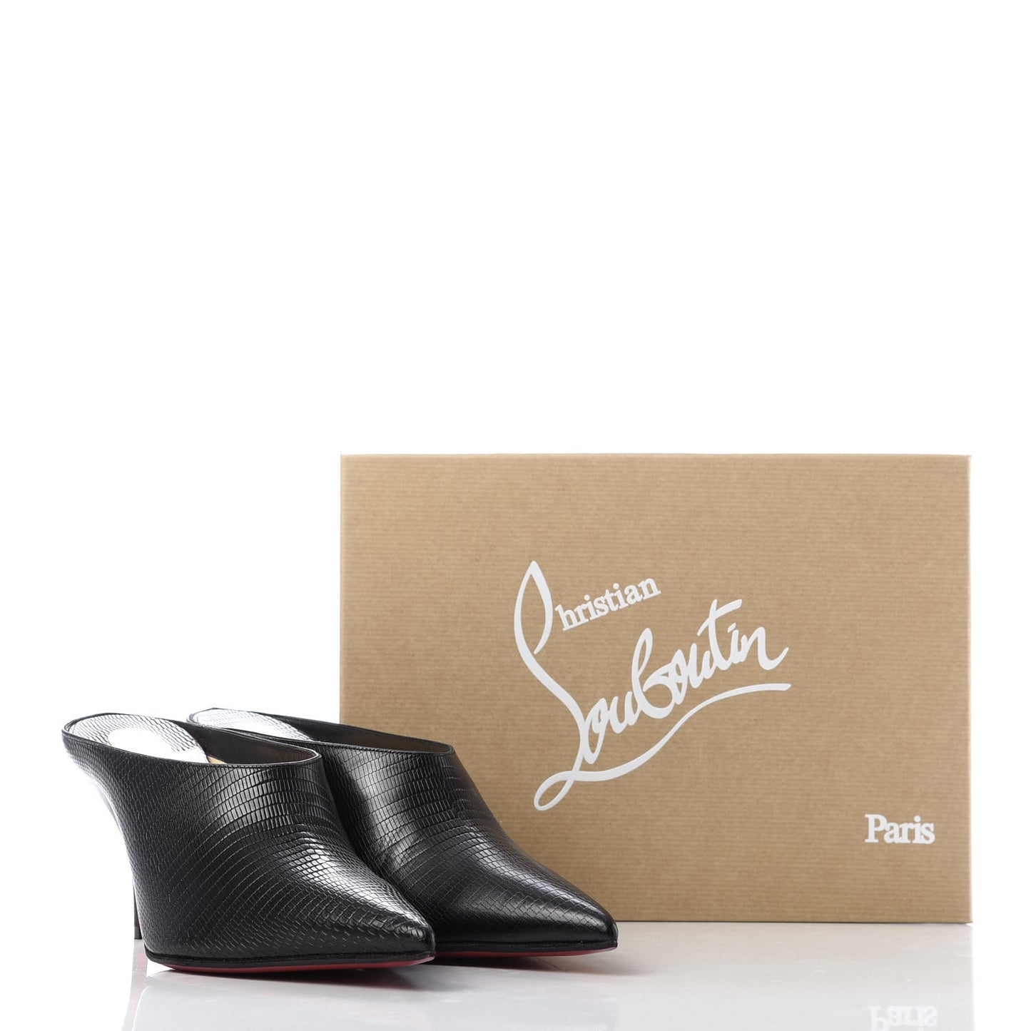 Calfskin Zarli Quart 80 Mules 40.5 Black