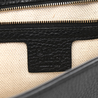Gucci Pebbled Calfskin Medium Soho Flap Crossbody Black 8 of 11