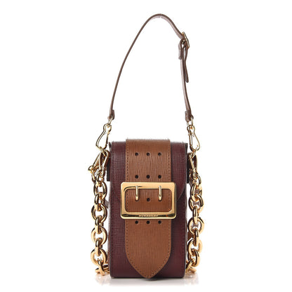 Burberry Prorsum Grainy Calfskin Oblong Belt Bag Burgundy 1 of 9