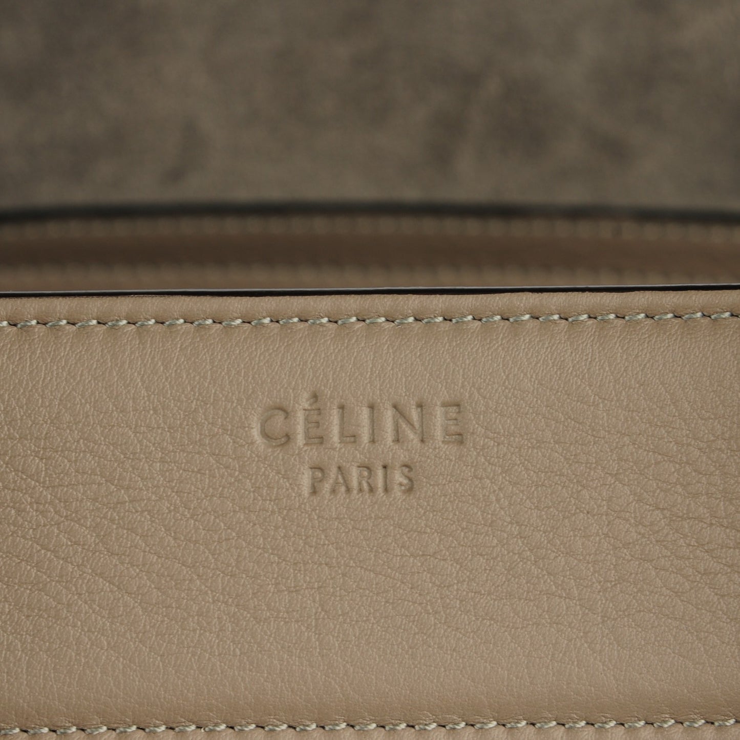 Supple Calfskin Medium Phantom Luggage Medium Grey