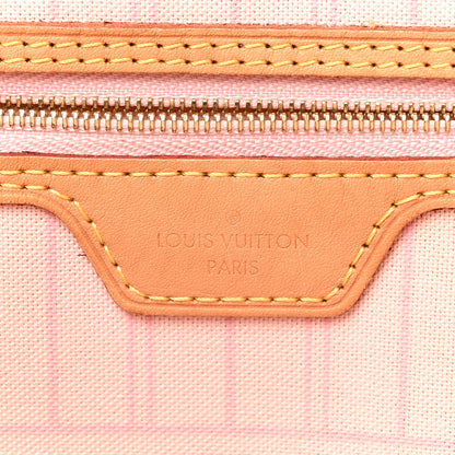 Louis Vuitton Damier Azur Neo Neverfull MM Rose Ballerine 6 of 18