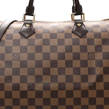 Louis Vuitton Damier Ebene Speedy Bandouliere 35 7 of 9