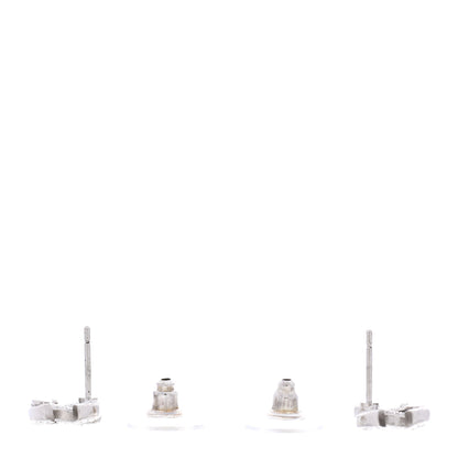 Chanel Crystal CC Earrings Silver 3 of 4