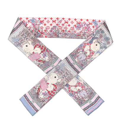 Louis Vuitton Silk Vuittonite Bandeau Blush 1 of 3