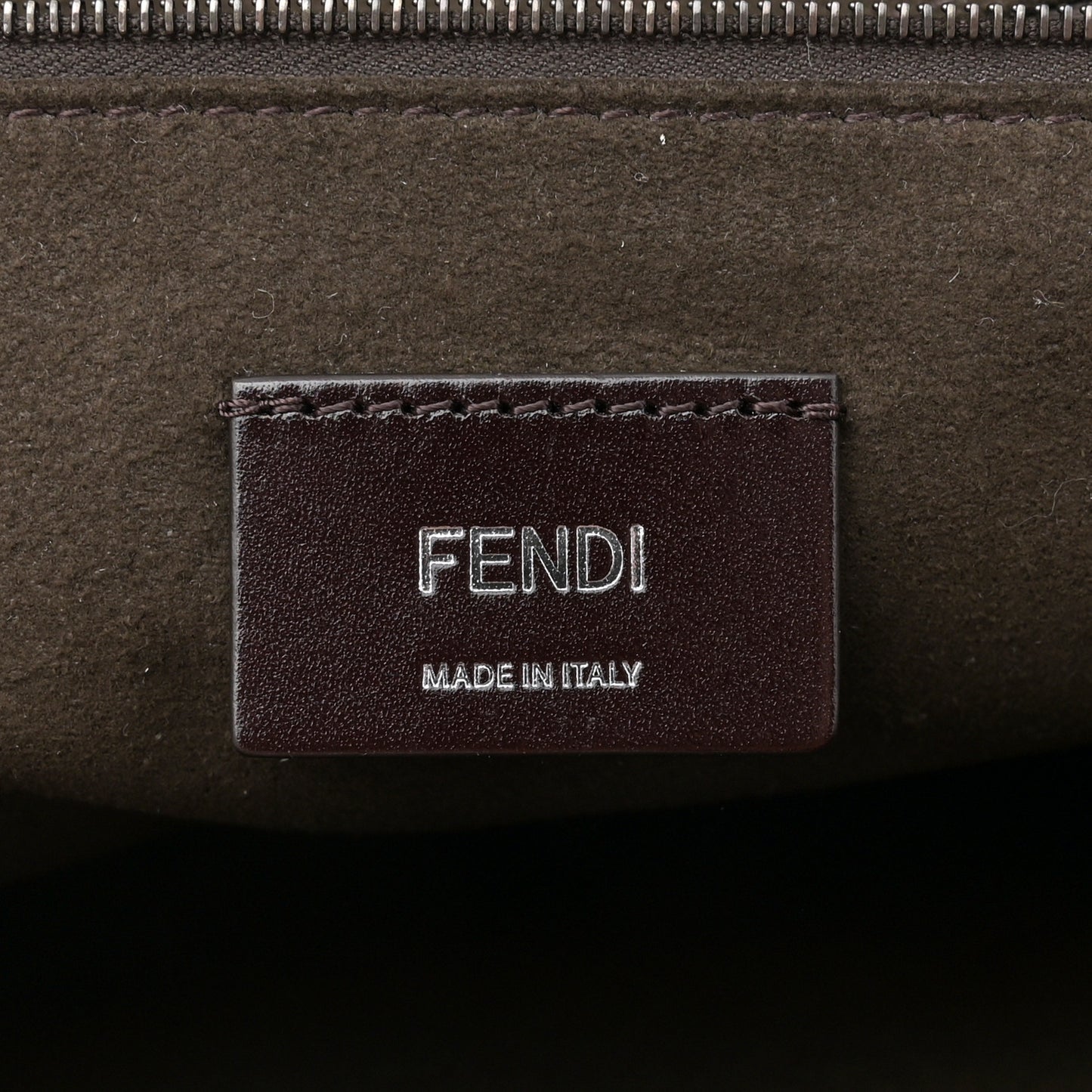Vitello Cher Fendi Roma Duffle Bag Saddle Brandy
