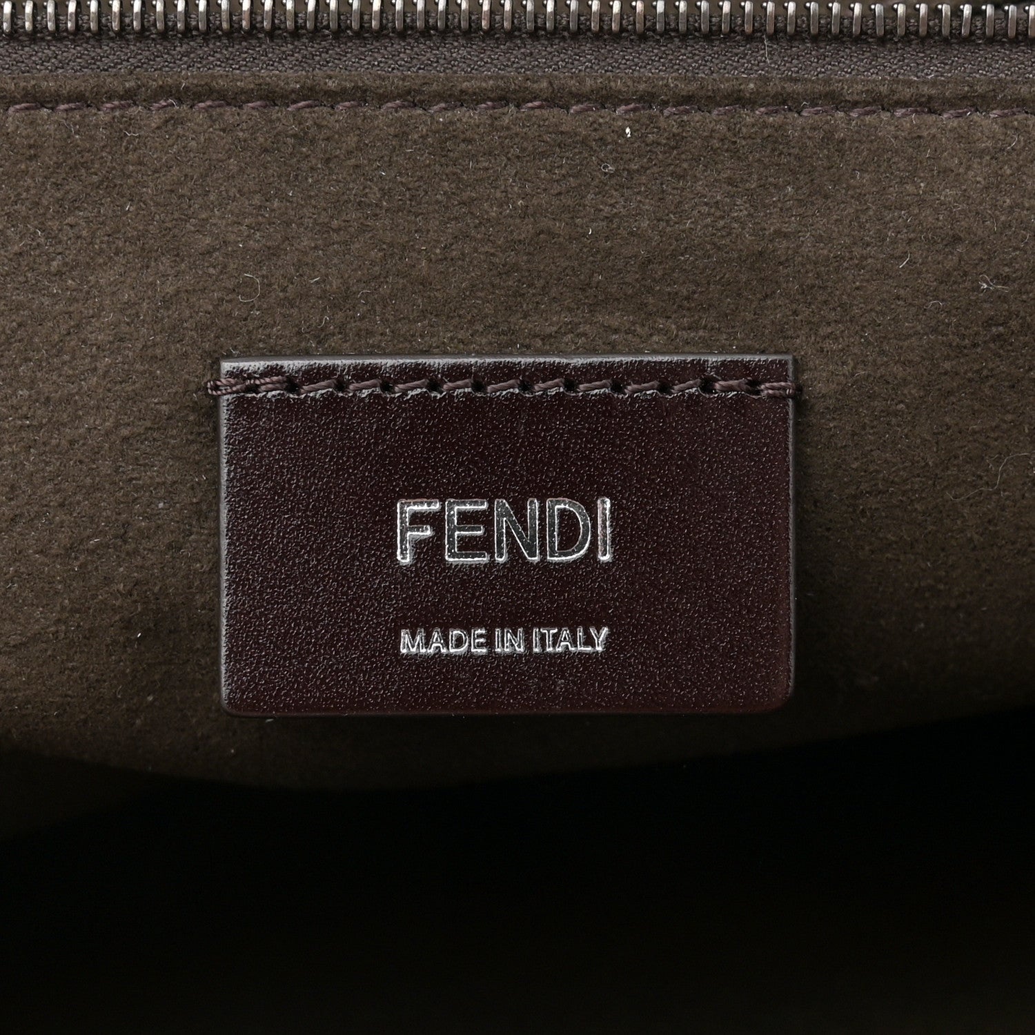 Fendi Vitello Cher Fendi Roma Duffle Bag Saddle Brandy 6 of 10