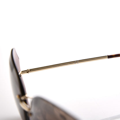 Chanel Metal Spring Round Sunglasses 4220 Gold Brown 5 of 7
