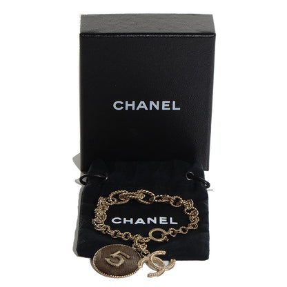Chanel CC N°5 Medallion Bracelet Gold 5 of 5