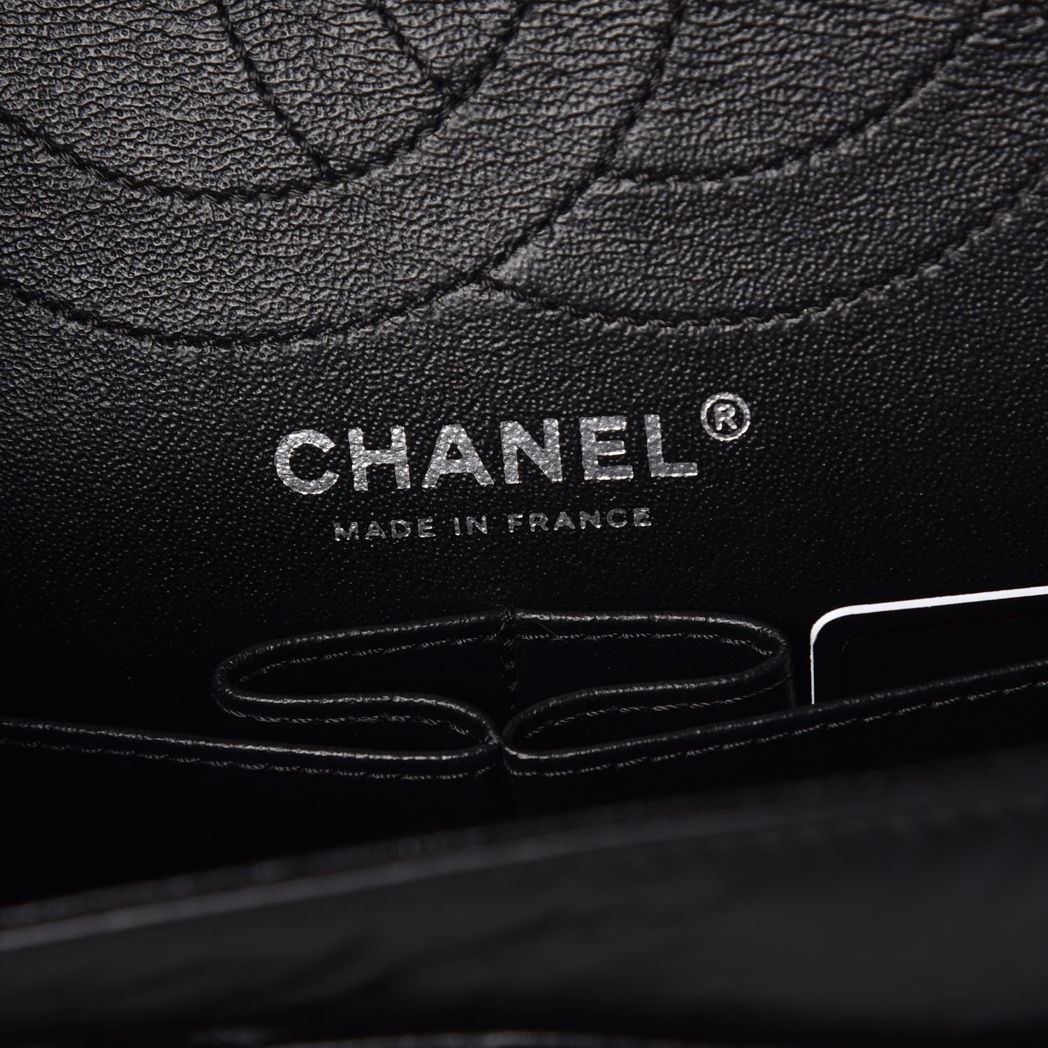 Chanel Aged Calfskin Chevron Quilted 2.55 Reissue 226 So Black 6 of 10