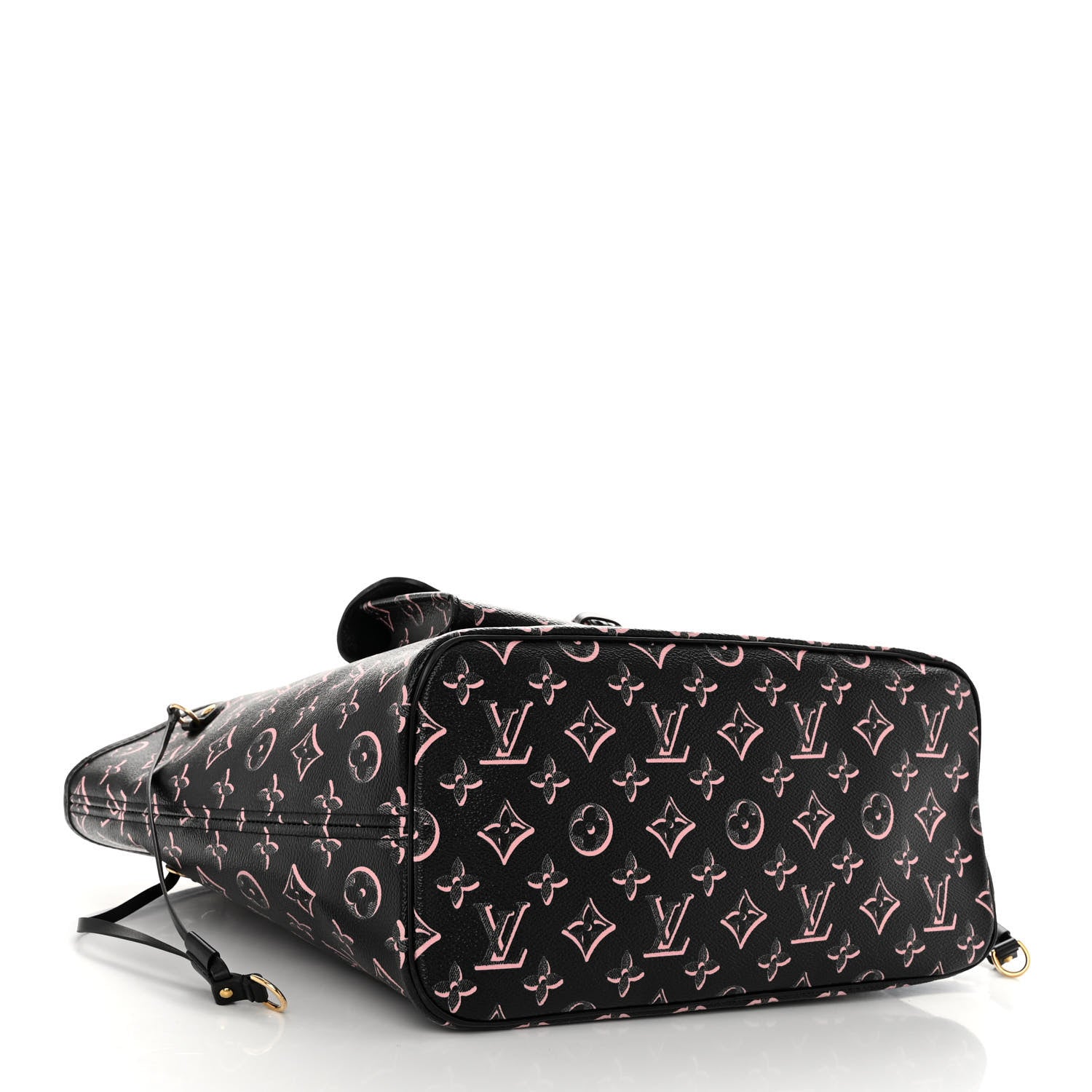 Louis Vuitton Monogram Fall For You Neverfull MM Black 5 of 11