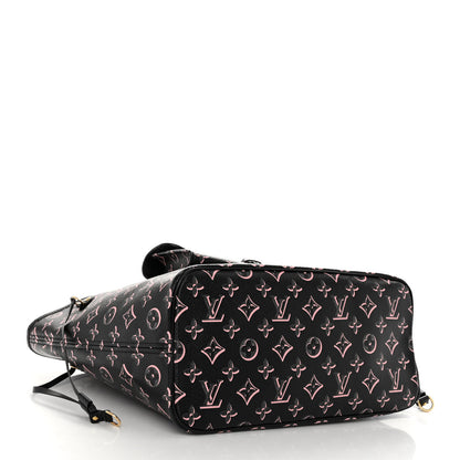 Louis Vuitton Monogram Fall For You Neverfull MM Black 5 of 11