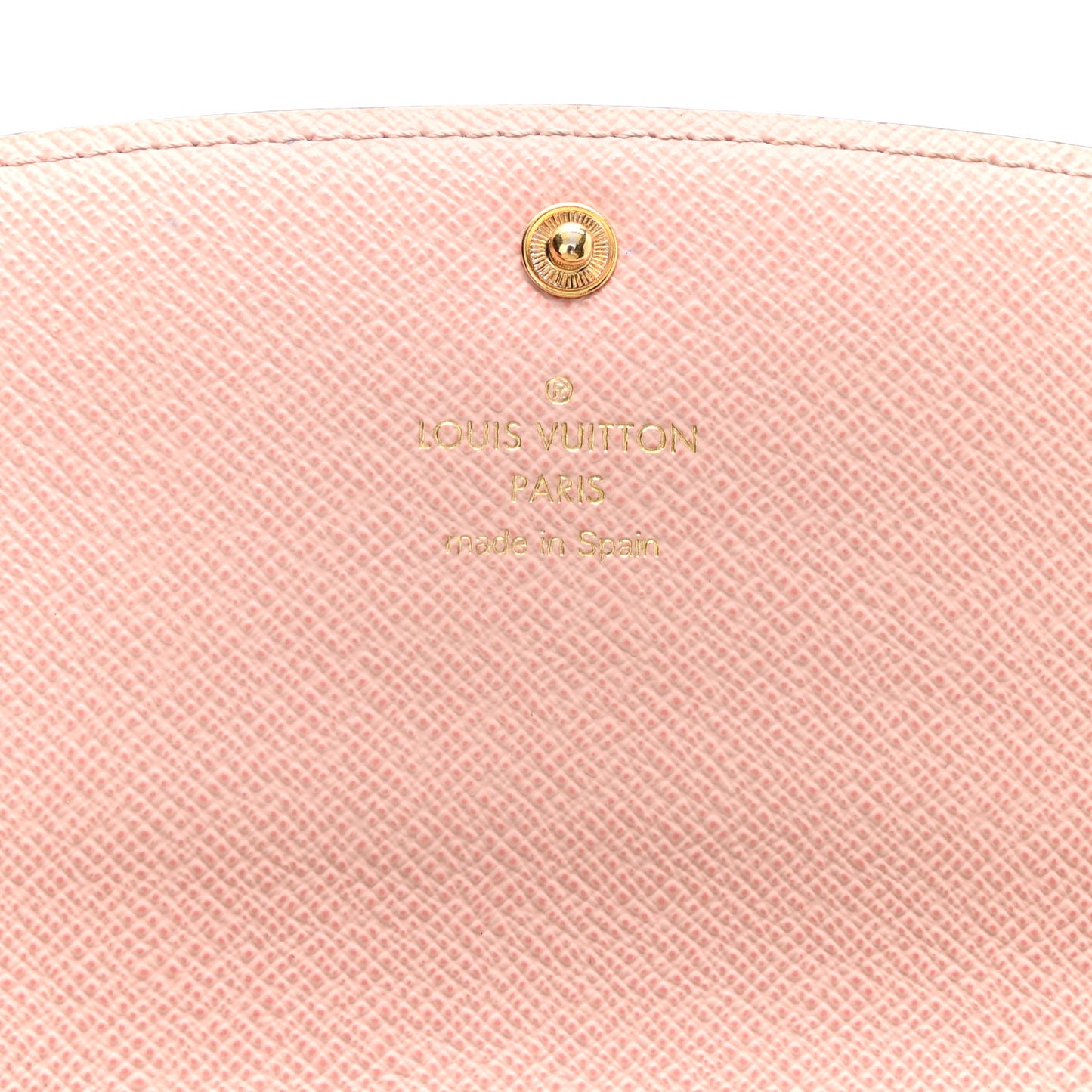 Monogram Emilie Wallet Rose Ballerine