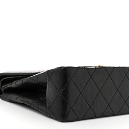 Chanel Lambskin Quilted Medium Double Flap Black 9 of 10